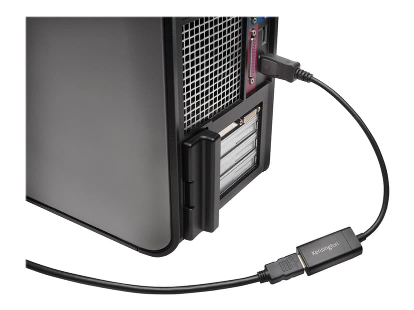 Kensington VP4000 4K Video Adapter DisplayPort 1.2 HDMI Musta