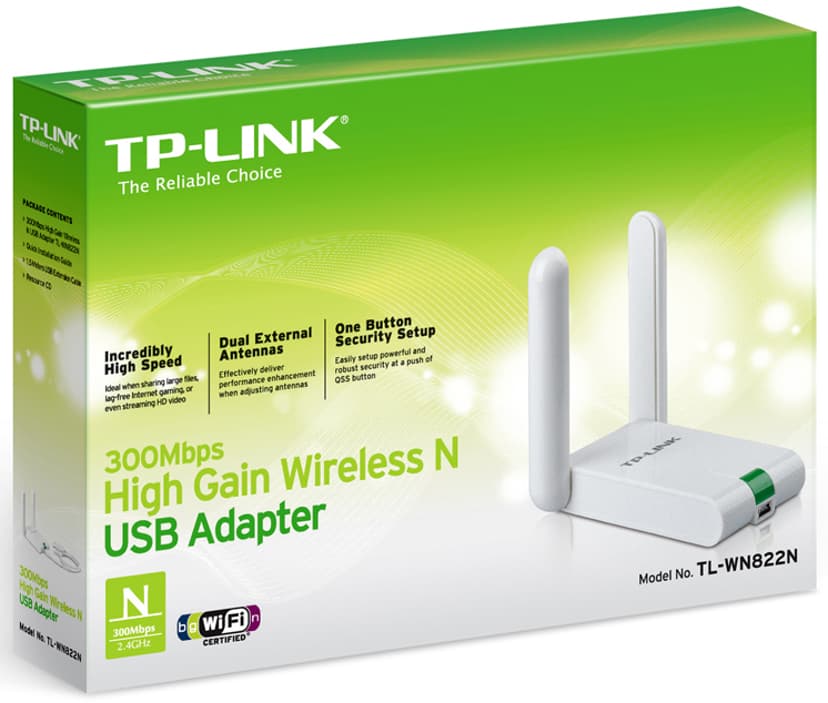 TP-Link TL-WN822N USB Wireless Adapter