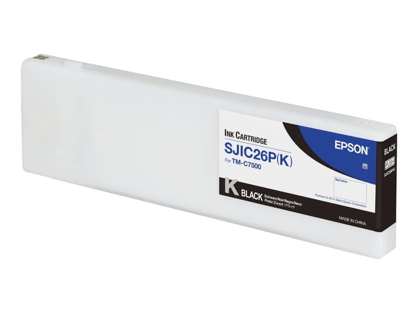 Epson Bläck Svart SJIC26P - ColorWorks TM-C7500