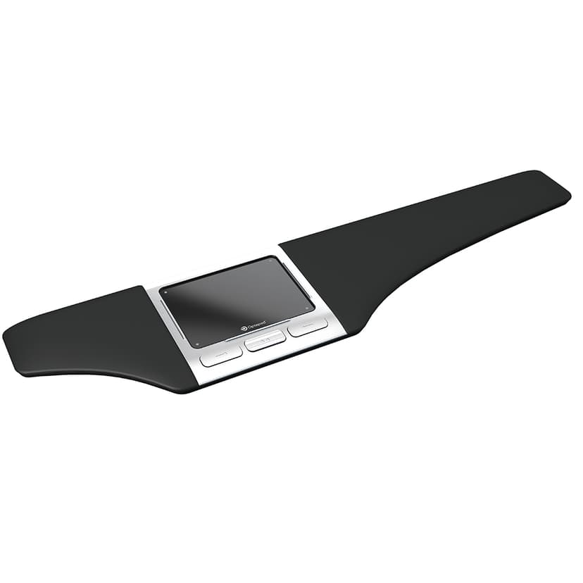 Optapad Ergonomic Optical Touchpad Langallinen Kosketuslevy Hopea, Musta