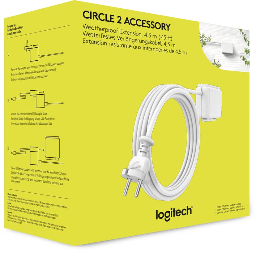 Logitech circle 2 power supply outlet
