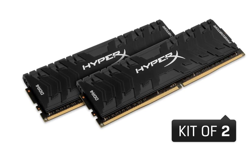 HyperX Predator 16GB 3200MHz DDR4 SDRAM DIMM 288-PIN (HX432C16PB3K2/16) | Dustinhome.dk