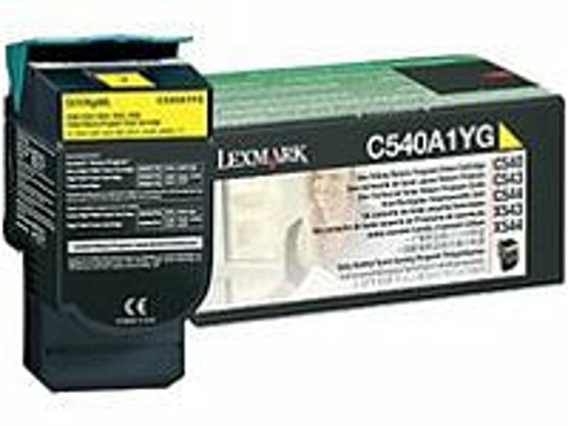 Lexmark Toner Gul 1k - C540/X543