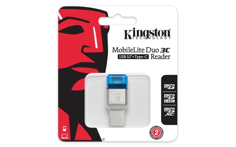 Kingston Mobilelite Duo 3C Micro-SD USB3.1-A/C
