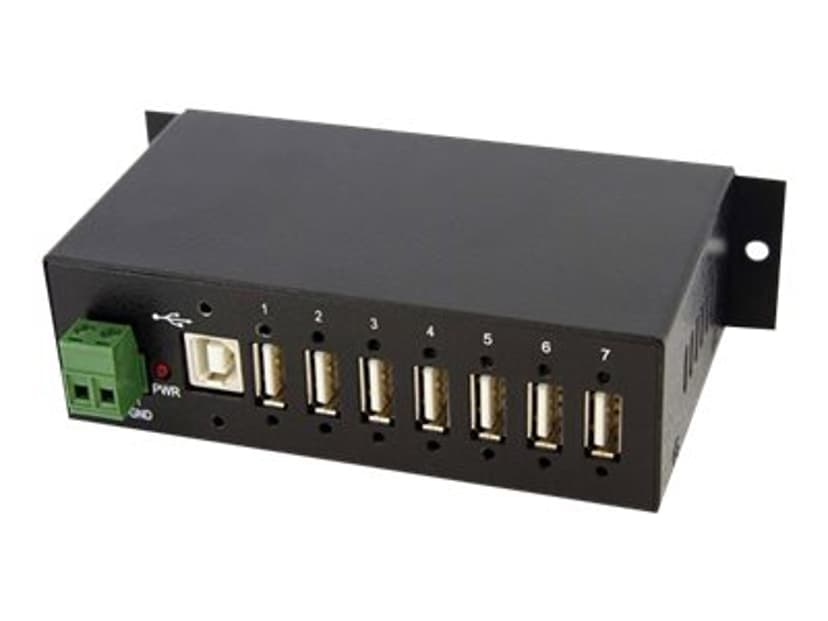 Startech Mountable Rugged Industrial 7 Port USB Hub USB Hub