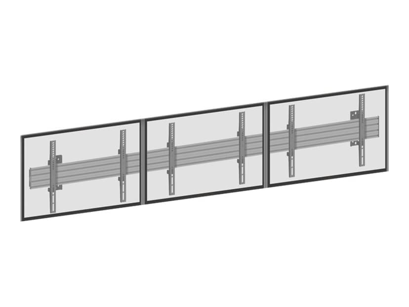 Multibrackets Fixed Pro Series Väggfäste MBW3U - Silver