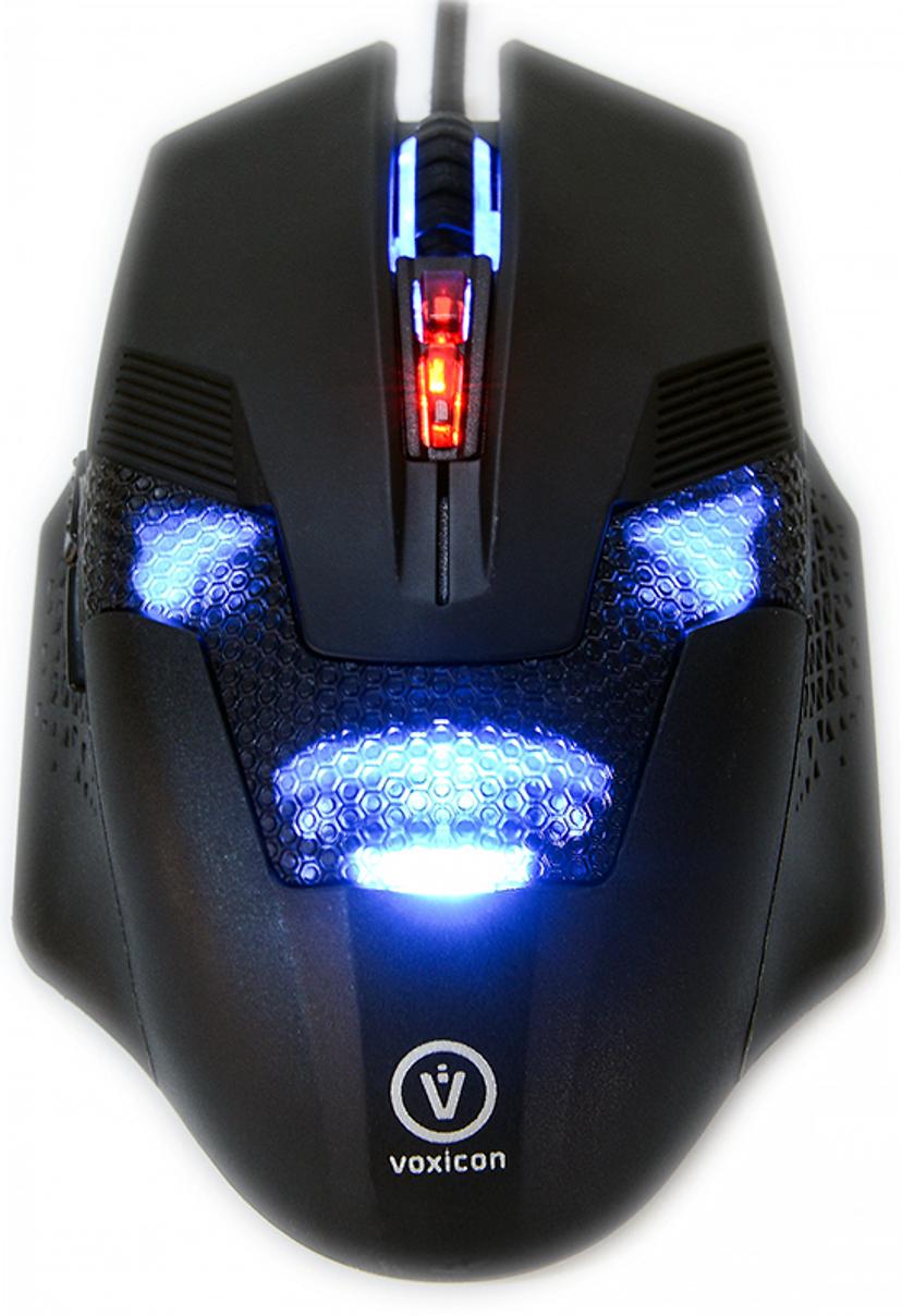 Voxicon Gaming GR8-10 Kabelansluten 3,200dpi Mus Svart