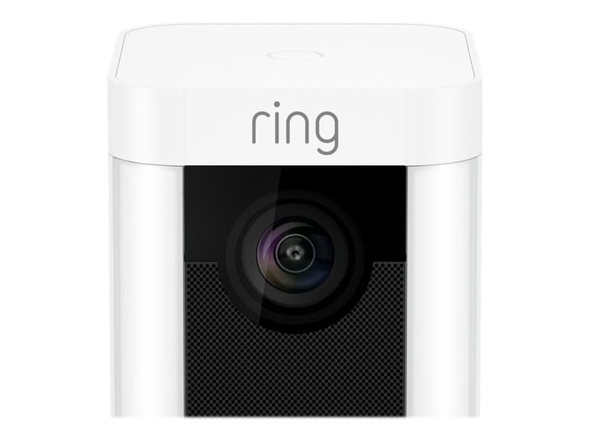 Ring Spotlight Kamera, jossa on akku, Valkoinen