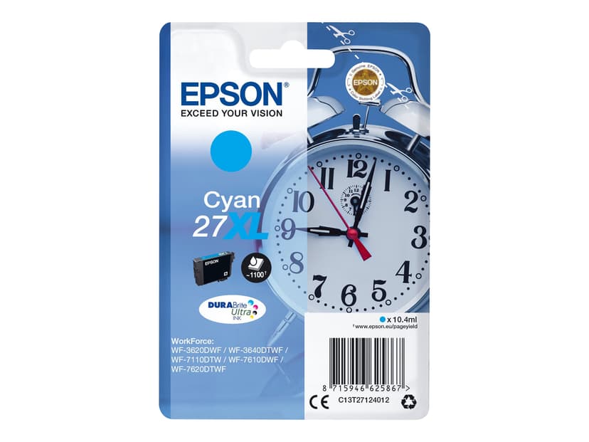 Epson Inkt Cyaan 27XL