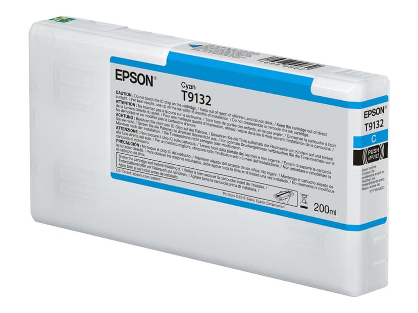 Epson Blekk Cyan 200ml - P5000
