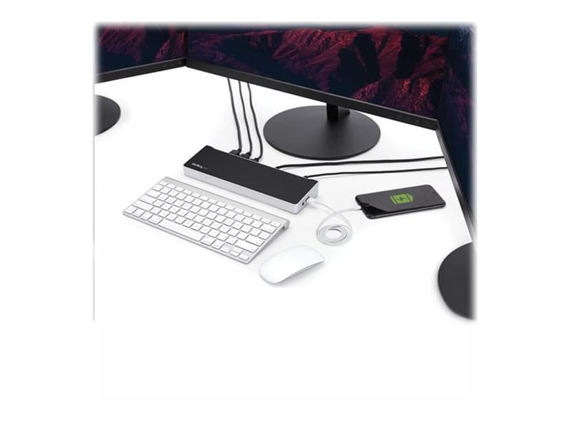 Startech Triple-4K Monitor USB-C Docking Station for Laptops USB-C Portreplikator