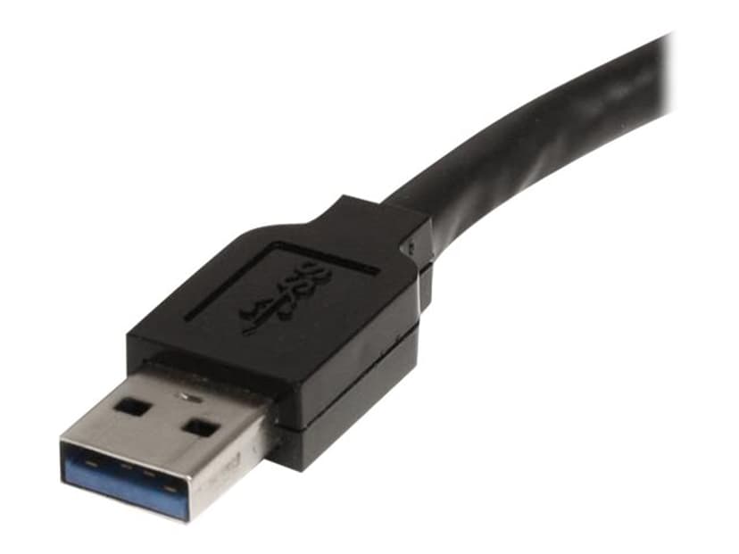 Startech 10m USB 3.0 Active Extension Cable 10m USB A USB A Musta