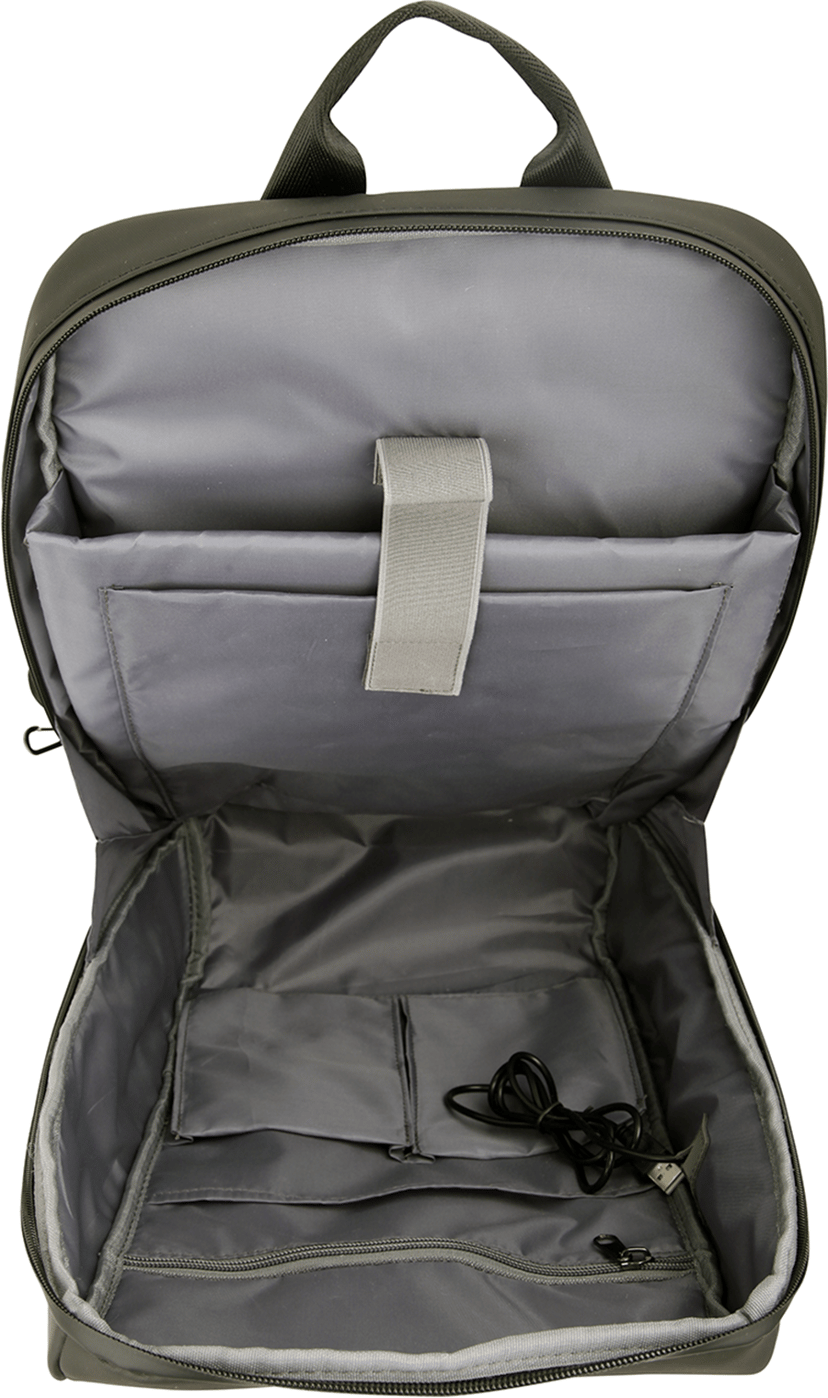 Cirafon Notebook Backpack City Slim 15.6" Musta