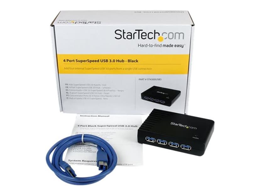 Startech 4 Port USB 3.0 Hub USB Hubb