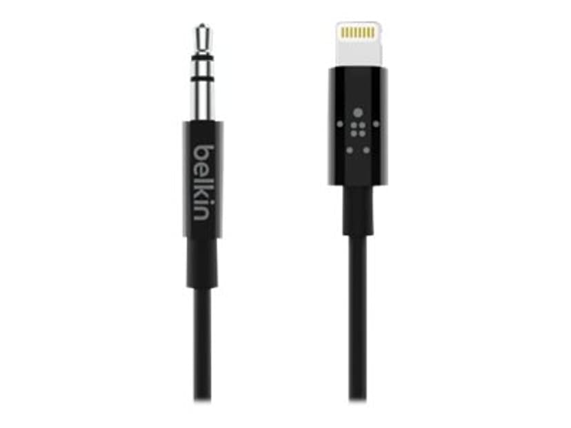 Belkin Lightning To 3.5 mm Audio Cable 0.9m Musta