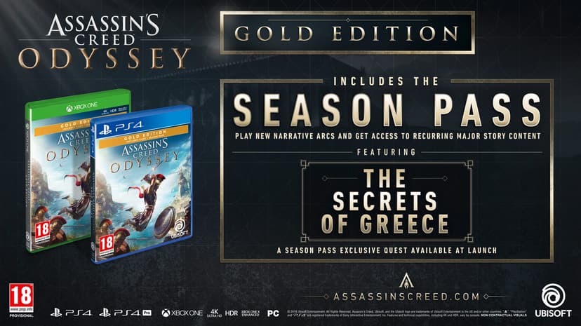Ubisoft Assassin's Creed Odyssey Gold Edition