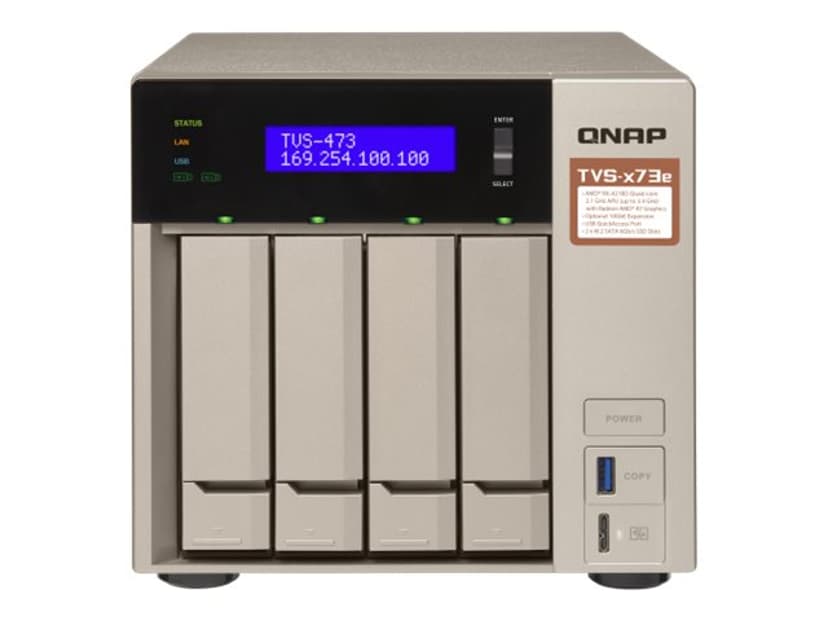 QNAP TVS-473e 0TB NAS-server
