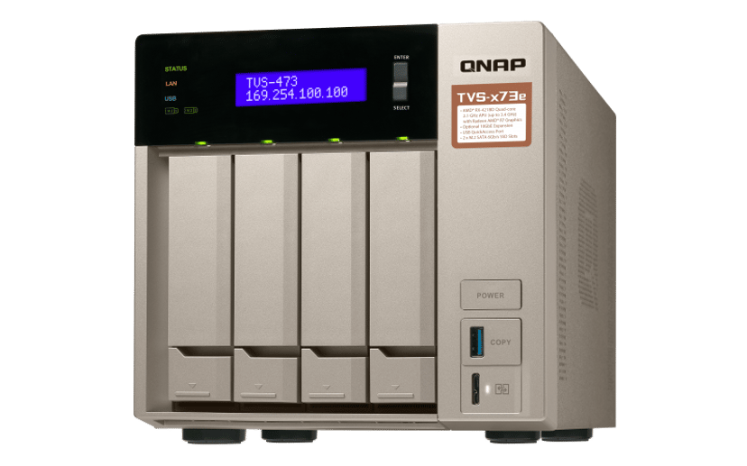 QNAP TVS-473e 0TB NAS-server