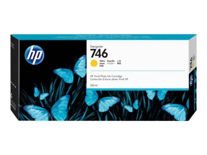 HP Muste Keltainen 746 300ml - DesignJet Z6/Z9+