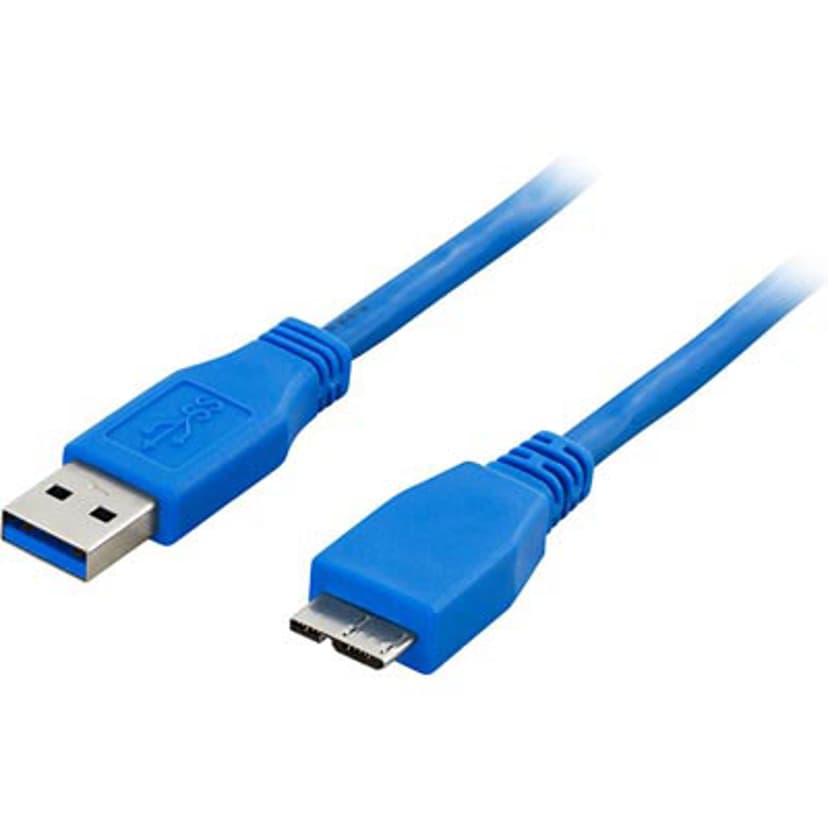 Deltaco USB-Kaapeli 5000m 9 pin USB Type A Uros 10-nastainen Micro-USB-B Uros