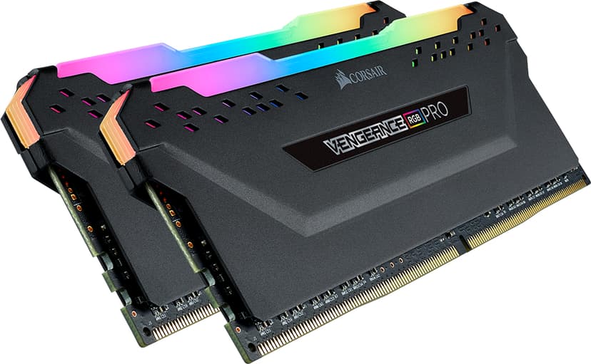 Corsair Vengeance RGB Pro 32GB 2X16GB DDR4 2666MHz CL16 Blac 32GB 2666MHz CL16 DDR4 SDRAM DIMM 288-pin