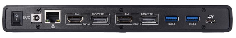Prokord Workplace Charging Dockingstation USB-C 5K Dual Monitor 100W - (Löytötuote luokka 2)