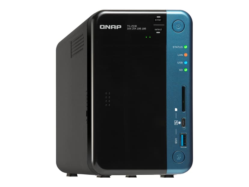 QNAP TS-253Be-4G 0TB NAS-server