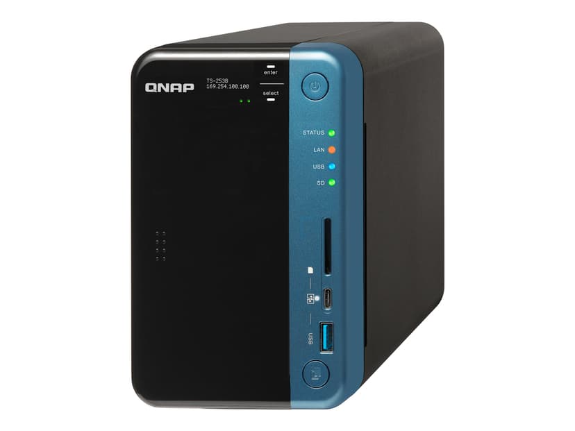 QNAP TS-253Be-4G 0TB NAS-server