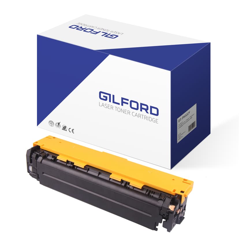 Gilford Värikasetti Keltainen 1.3K - Cp1525 - Ce322A