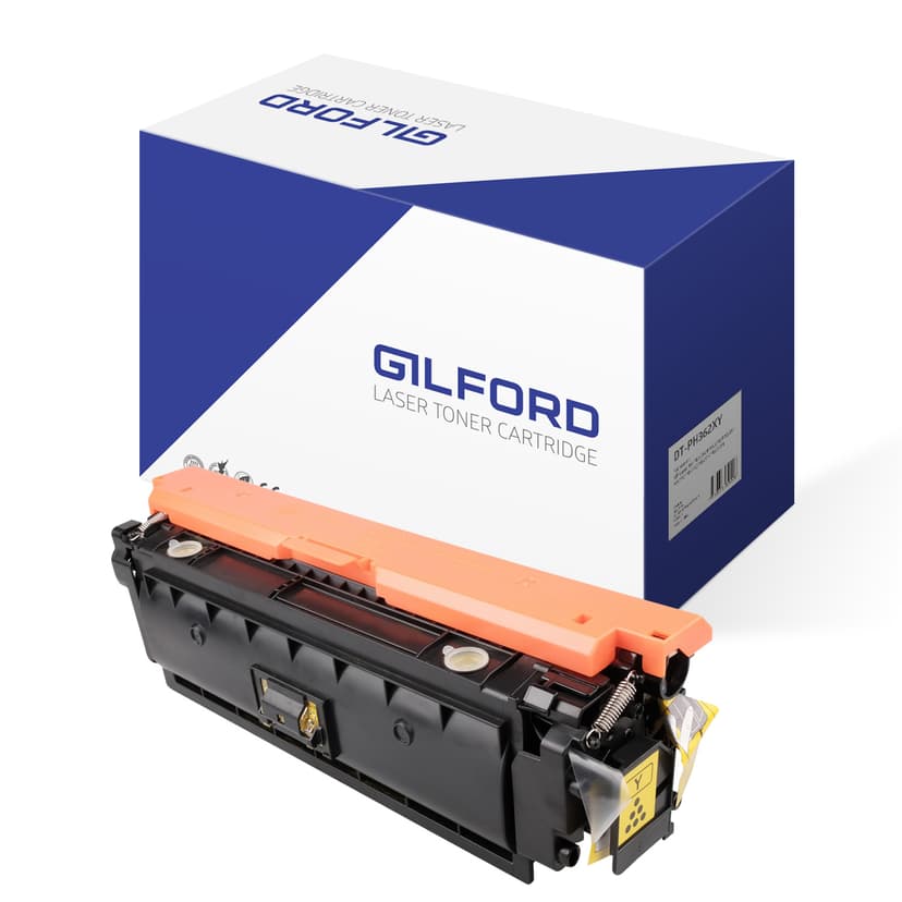 Gilford Värikasetti Keltainen 508X 9.5K - Clj Ent M552/M553 Alternativ till: Cf362x