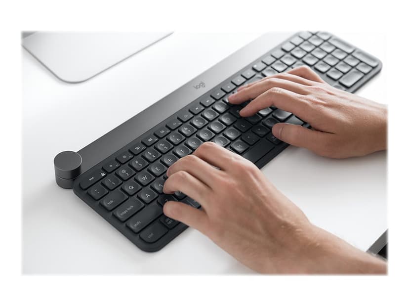 Logitech Craft Advanced with Creative Input Dial Trådlös Brittisk Grå Tangentbord