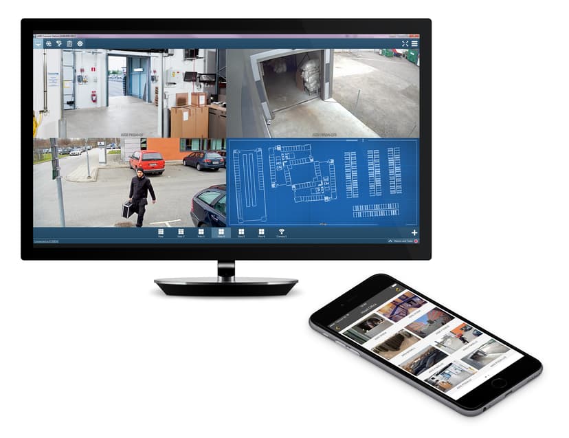 Axis Camera Station v5 Core 32 licenses physical