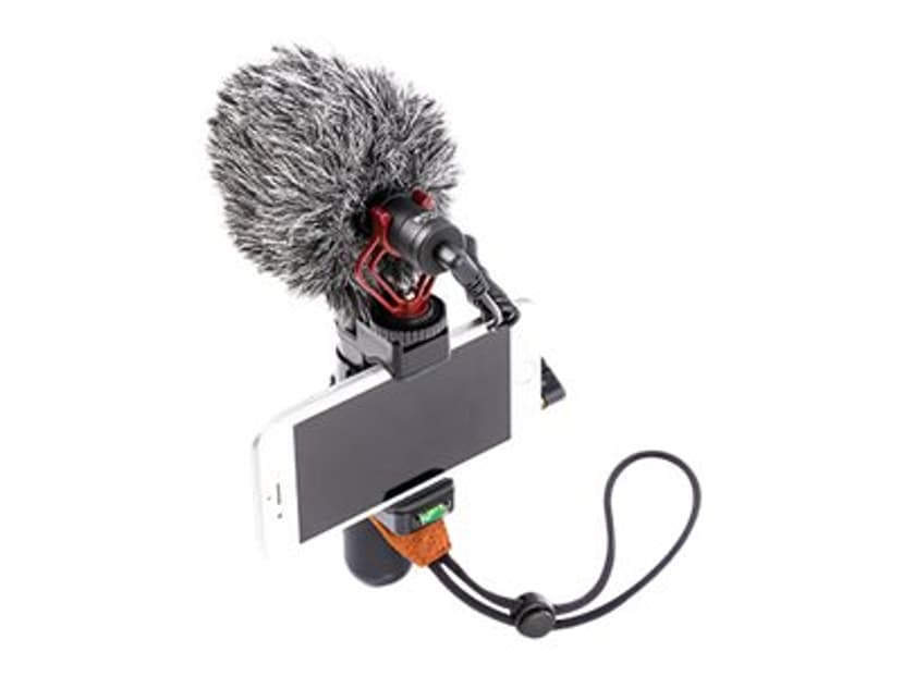 Boya BY-MM1 Condensator Microphone For Cameras Harmaa, Musta