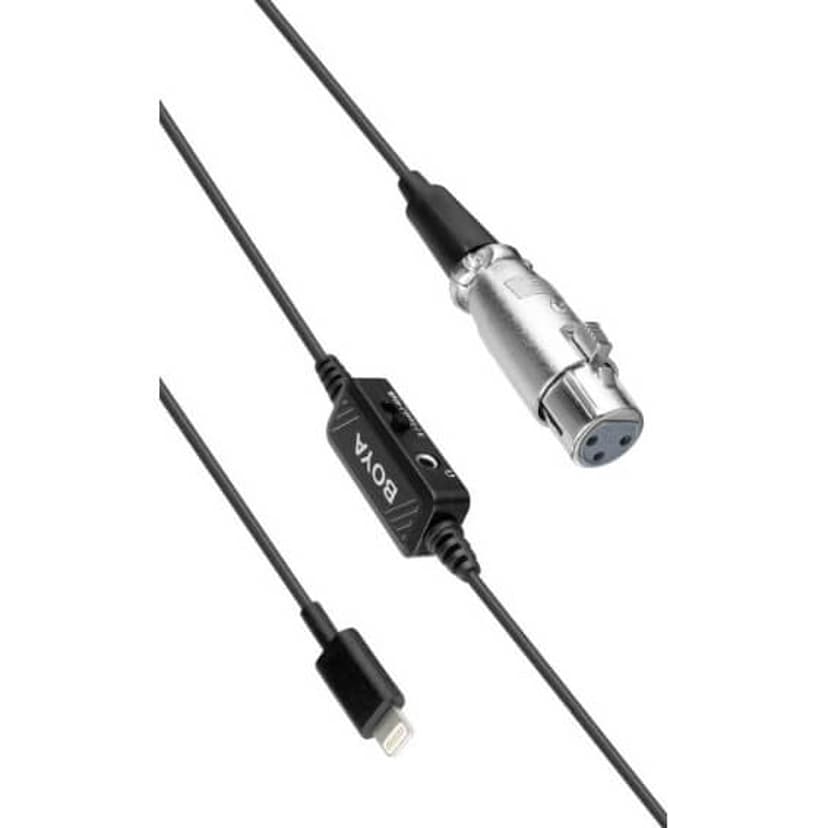 Boya XLR (Female) To Lightning (Male) Adapter