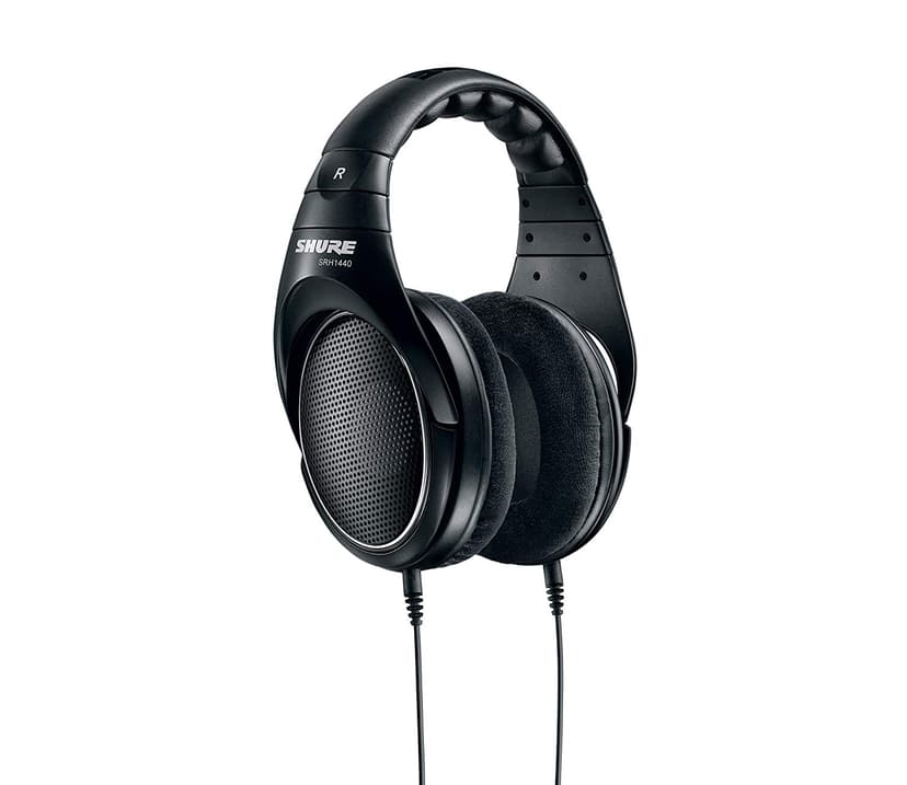 Shure SRH1440 Professional Open Back Headphones Kuulokkeet 3,5 mm jakkiliitin Stereo Musta