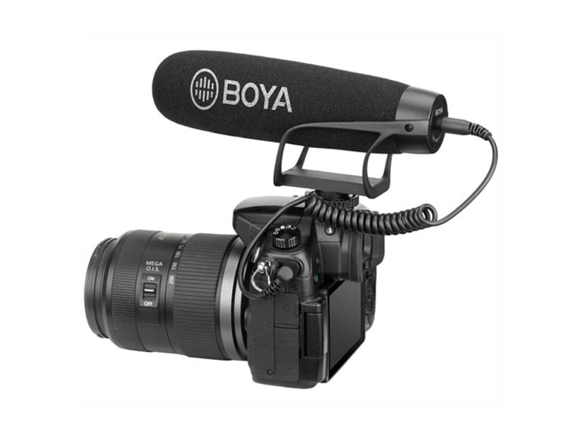 Boya BY-BM2021 Condensator 3.5mm Musta