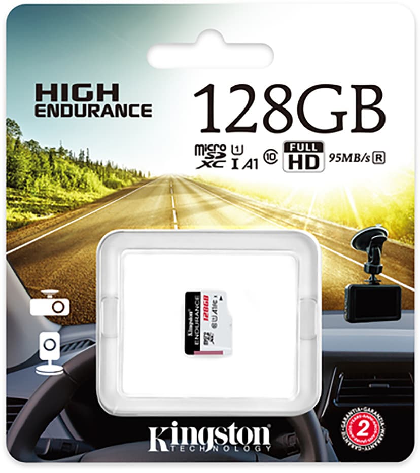 Kingston High Endurance 128GB Microsdxc 128GB microSDHC UHS-I -muistikortti