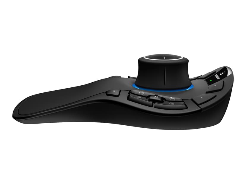 3DConnexion SpaceMouse Pro Wireless Trådlös 3D-mus Svart
