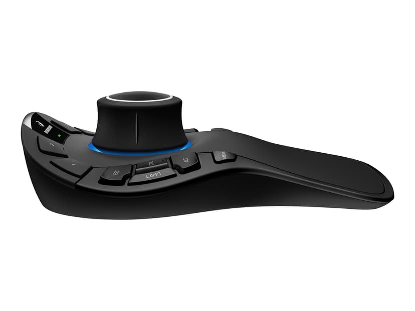 3DConnexion SpaceMouse Pro Wireless Trådløs 3D-mus Svart