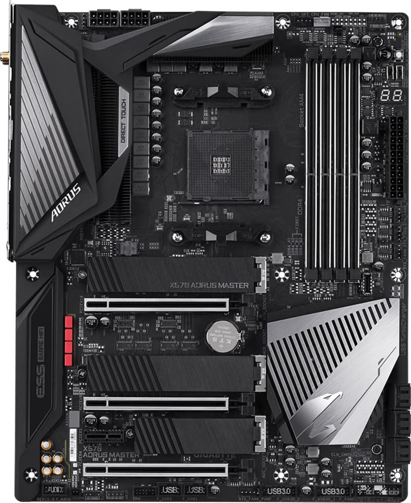 Gigabyte X570 Aorus Master S-AM4 ATX ATX Moederbord
