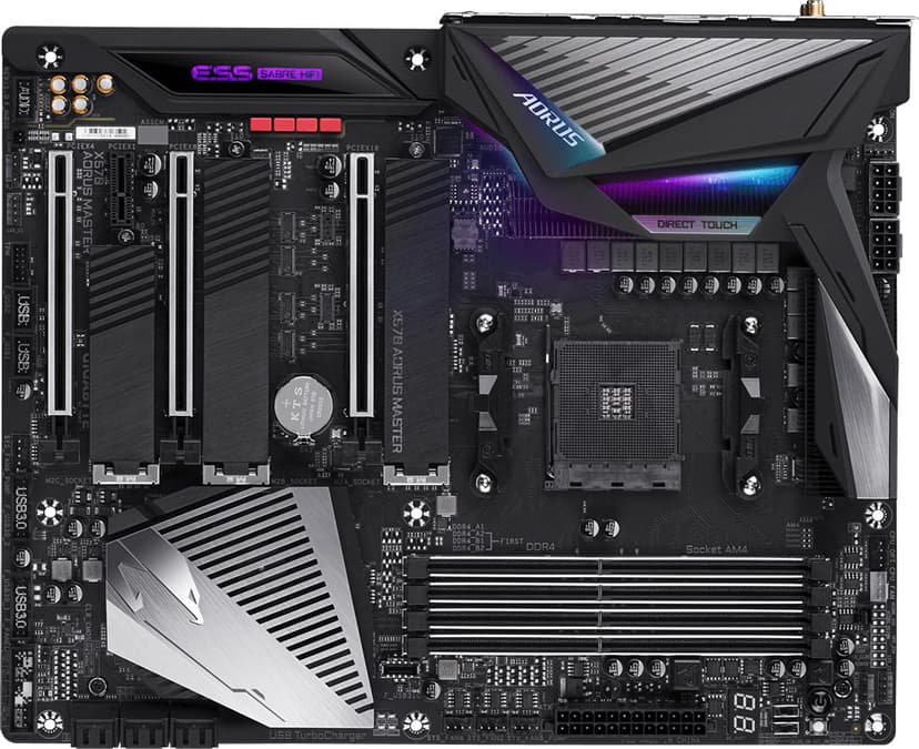 Gigabyte X570 Aorus Master S-AM4 ATX ATX Moederbord