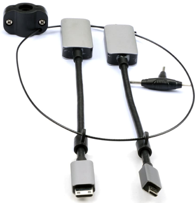 Prokord Video Adapter Kit Premium HDMI HDMI Micro, HDMI Mini Uros HDMI Naaras Musta
