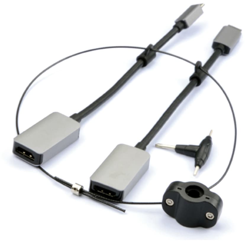 Prokord Video Adapter Kit Premium HDMI HDMI Micro, HDMI Mini Uros HDMI Naaras Musta