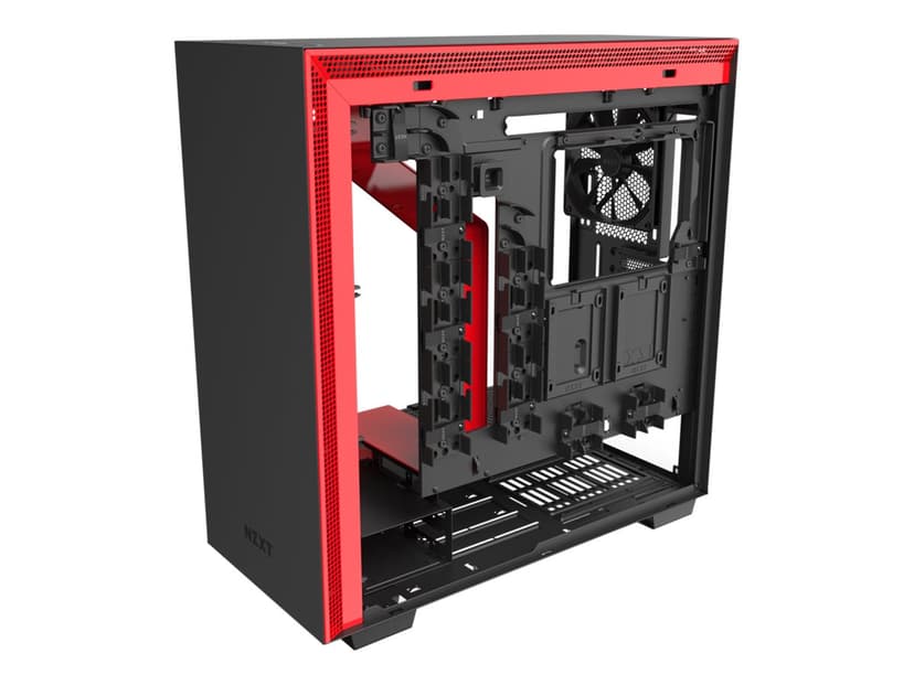 NZXT H series H710 Röd, Svart