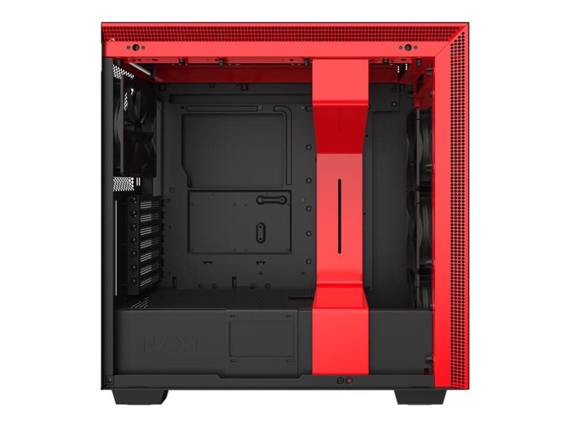 NZXT H series H710 Röd, Svart