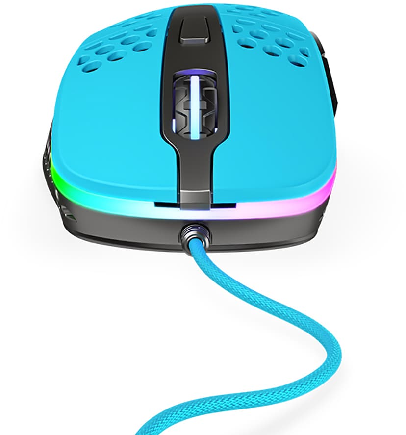 Xtrfy M4 RGB Gaming Mouse Miami Blue Langallinen 16000dpi Hiiri Sininen