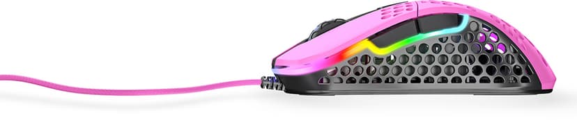 Xtrfy M4 RGB Gaming Mouse Pink Kablet 16,000dpi Mus Rosa