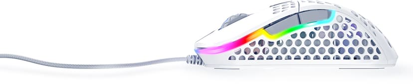 Xtrfy M4 RGB Gaming Mouse White USB A-tyyppi 16000dpi
