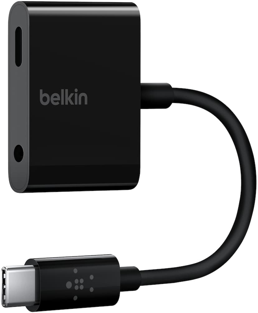 Belkin USB-C Audio + Charge Adapter 24 pin USB-C Uros 24 pin USB-C, Mini-phone 3.5 mm Naaras