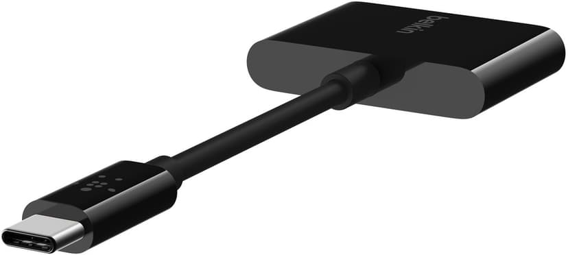Belkin USB-C Audio + Charge Adapter 24 pin USB-C Uros 24 pin USB-C, Mini-phone 3.5 mm Naaras